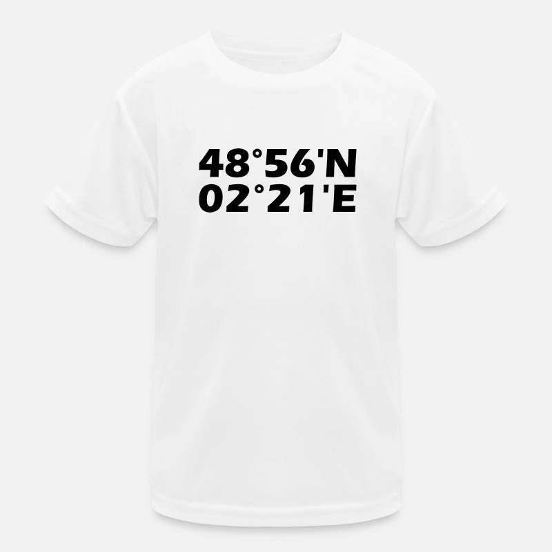 Coordonnées de Saint-Denis T-shirt sport Enfant