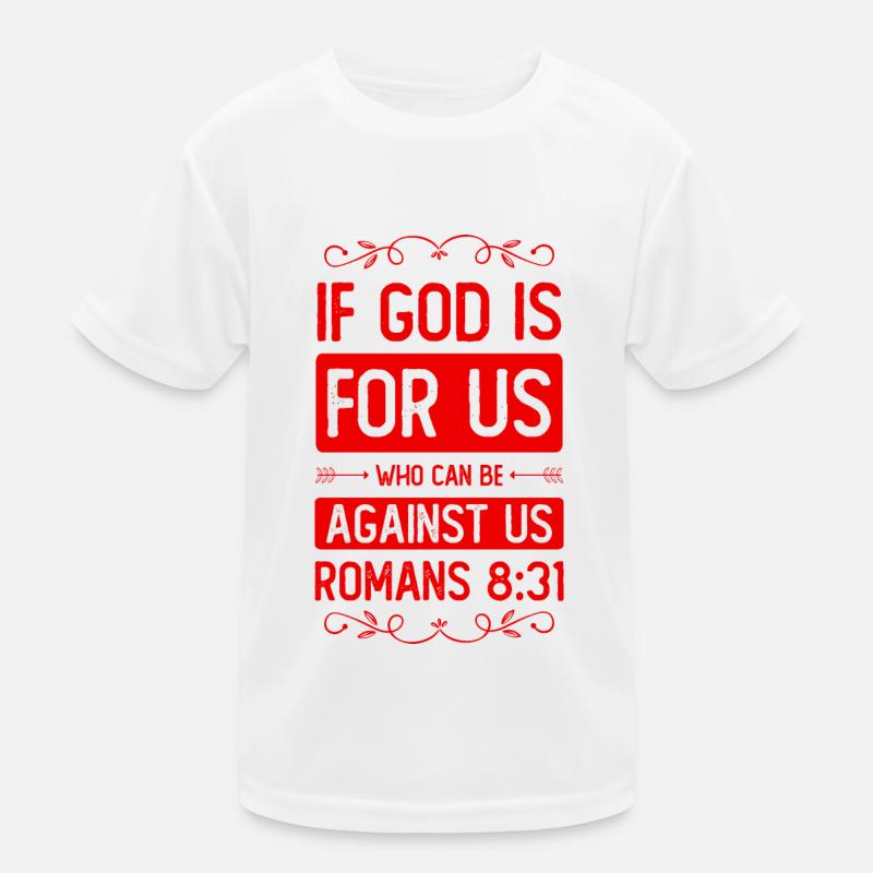 Dieu est pour nous T-shirt sport Enfant