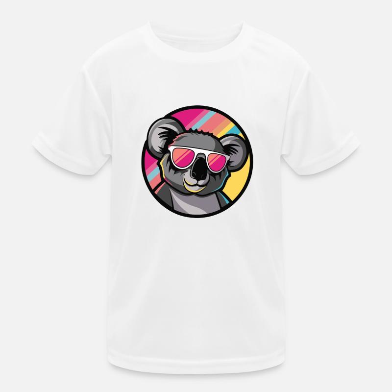 Koala Comic Cool Sommer Kinder Funktions-T-Shirt