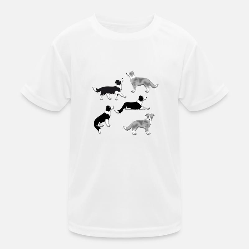 Sélection de Border Collie T-shirt sport Enfant
