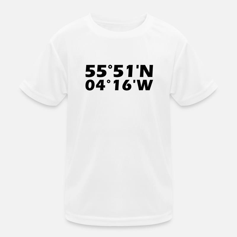 Glasgow Coordinates Kids Functional T-Shirt