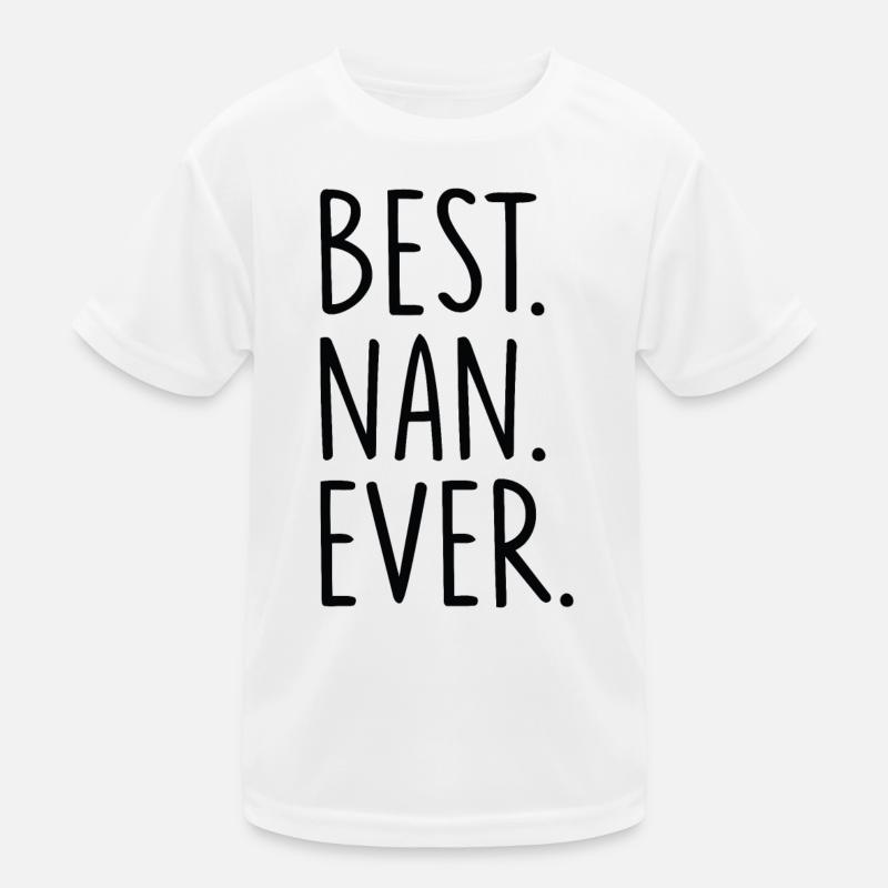 Beste Nan Oma Mütter Tag Nan Großmutter Kinder Funktions-T-Shirt