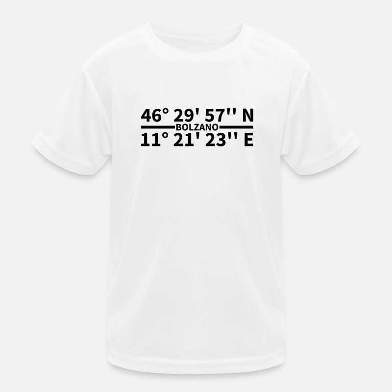 Bolzano coordinates Kids Functional T-Shirt