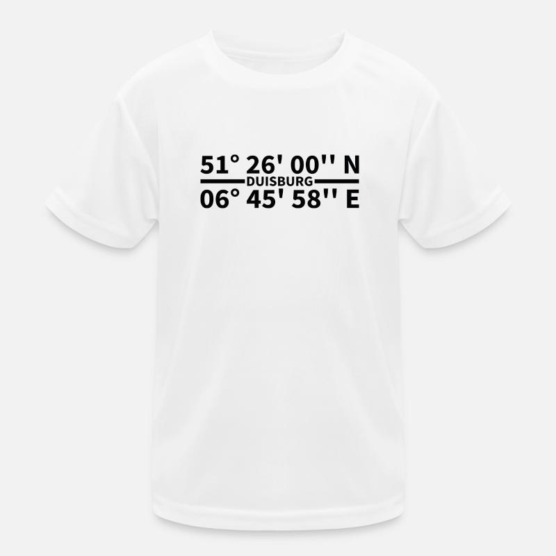 Duisburg coordinates Kids Functional T-Shirt