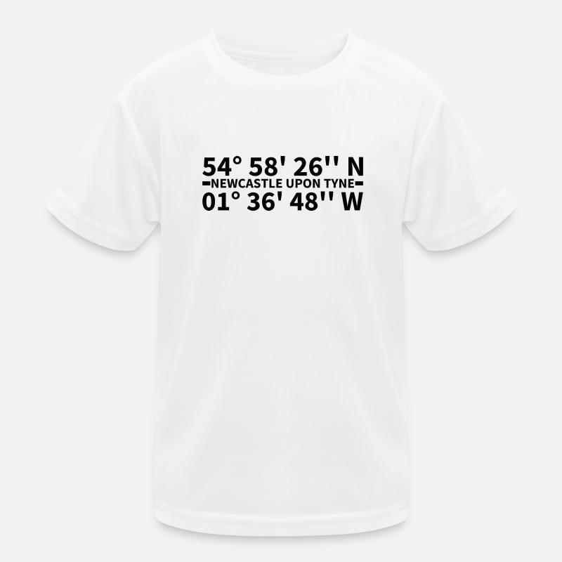 Newcastle upon Tyne coordinates Kids Functional T-Shirt