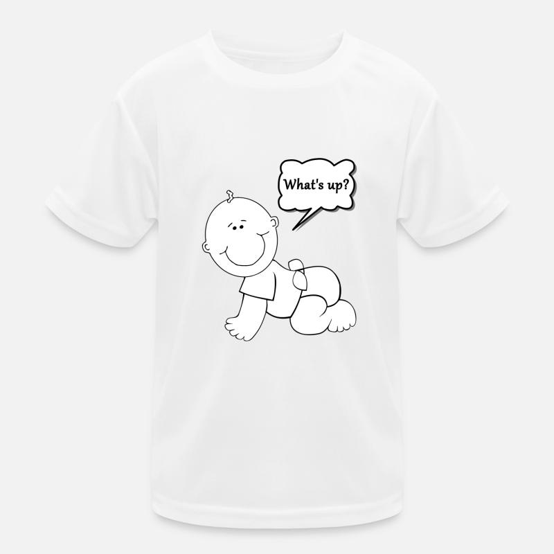 Quoi de bébé Up? Shirts et plus ⓝDesigned par Nakos T-shirt sport Enfant