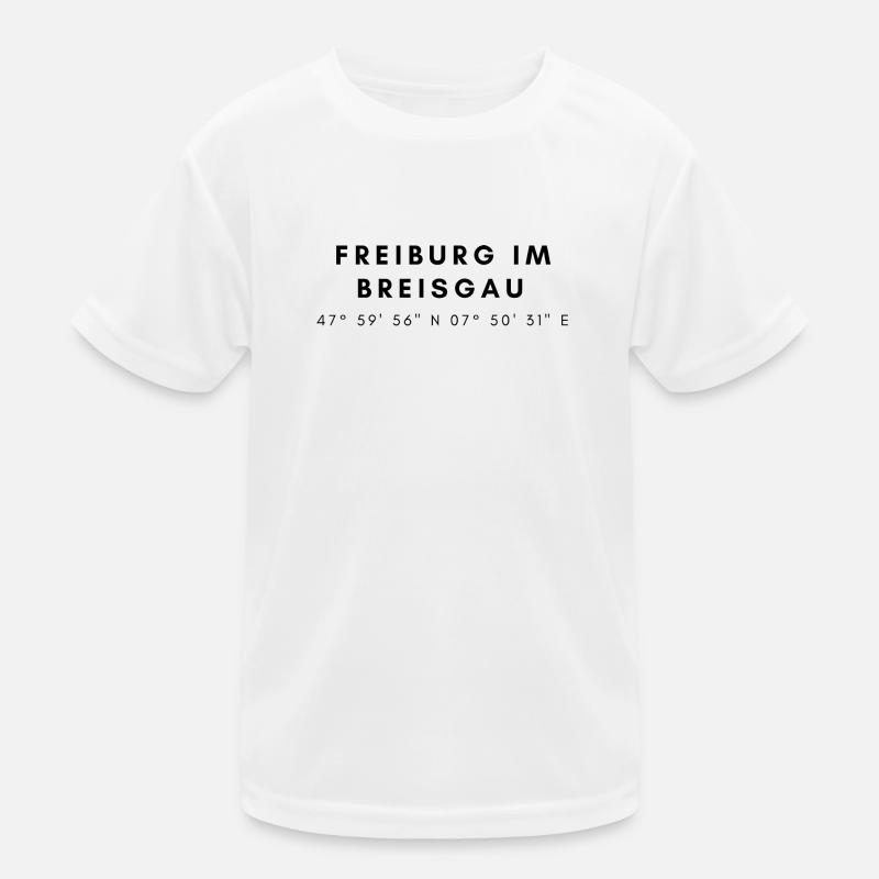 Freiburg im Breisgau coordinates Kids Functional T-Shirt
