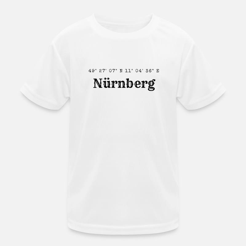Coordonnées de Nuremberg T-shirt sport Enfant