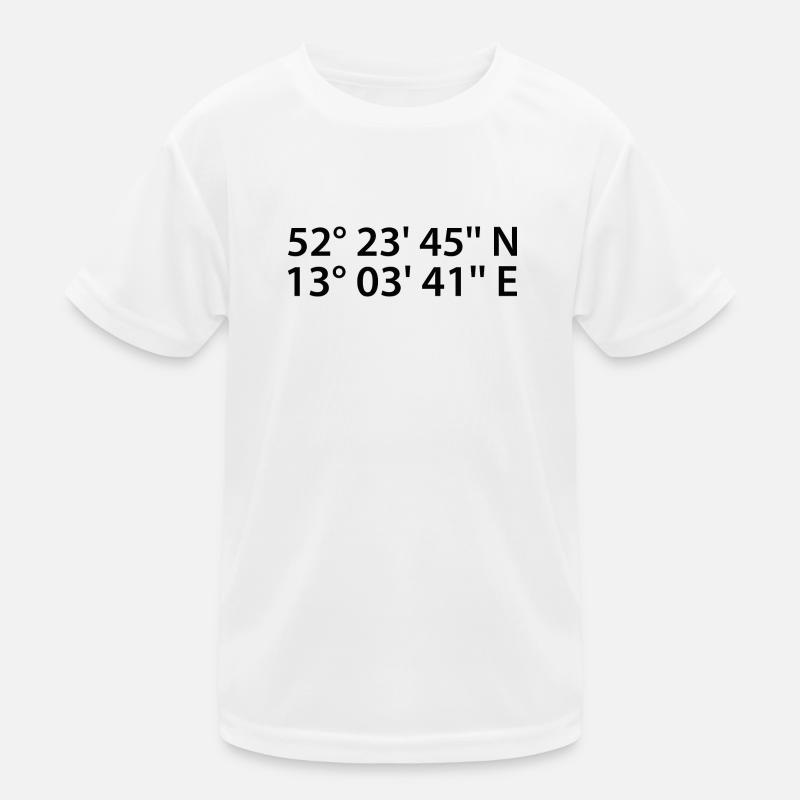 Potsdam Coordinates Kids Functional T-Shirt