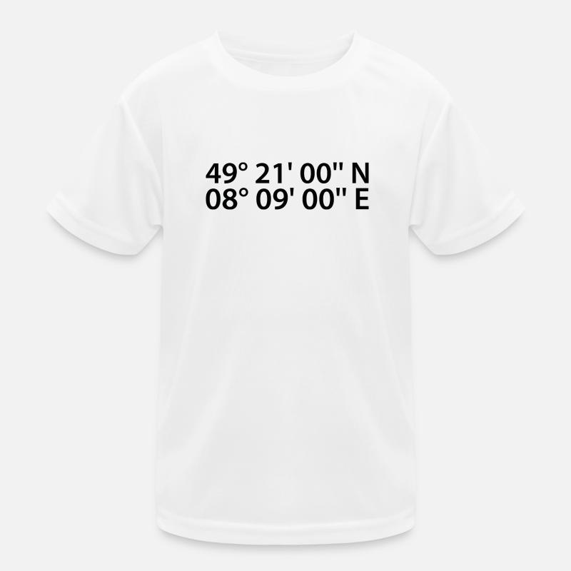 Neustadt an der Weinstraße coordinates Kids Functional T-Shirt