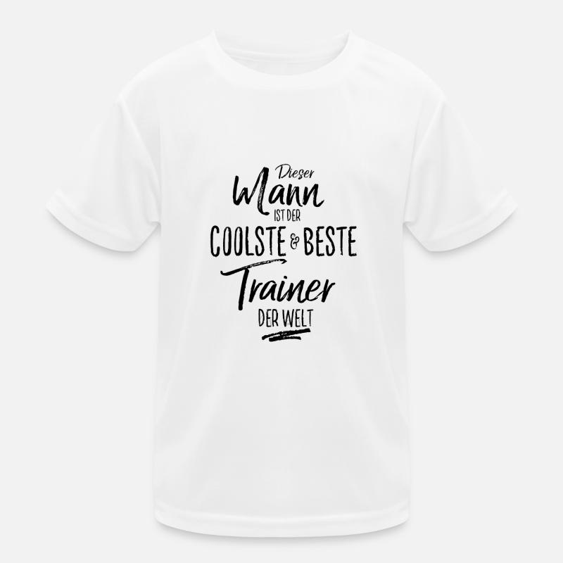 Trainer der Beste (s) Kinder Funktions-T-Shirt