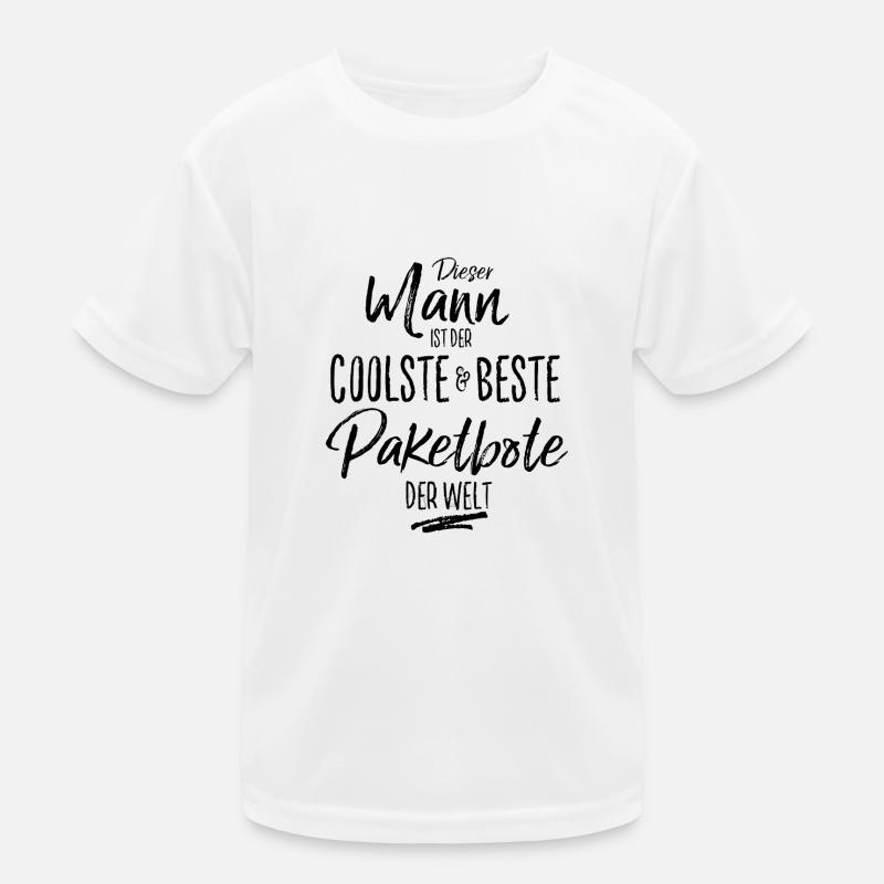 paketbote der Beste (s) Kinder Funktions-T-Shirt