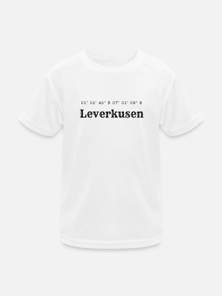 Leverkusen coordinates - Kids Functional T-Shirt - white - Front