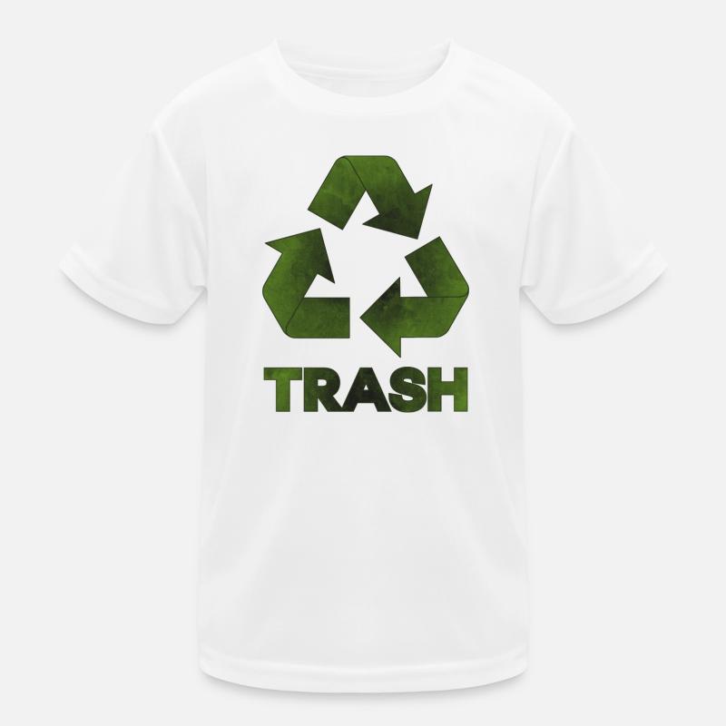 Trash Graphic Kids Functional T-Shirt