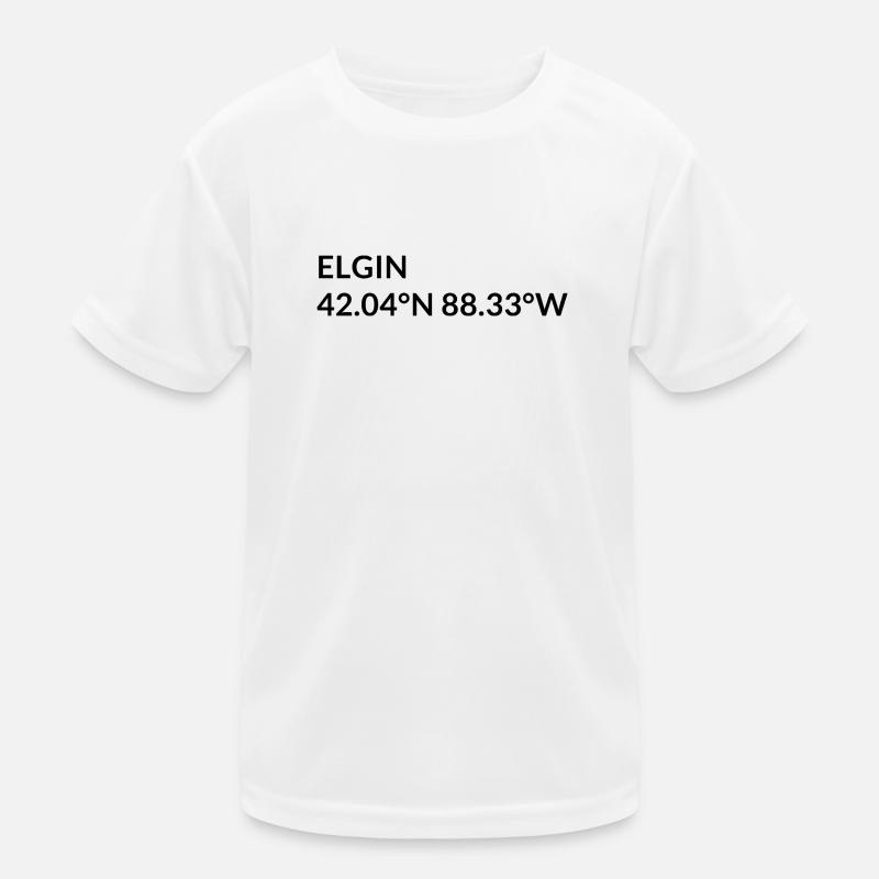 Coordonnées Elgin, Illinois, États-Unis T-shirt sport Enfant