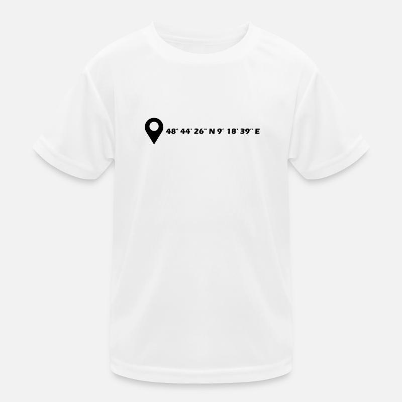 Esslingen am Neckar coordinates Kids Functional T-Shirt