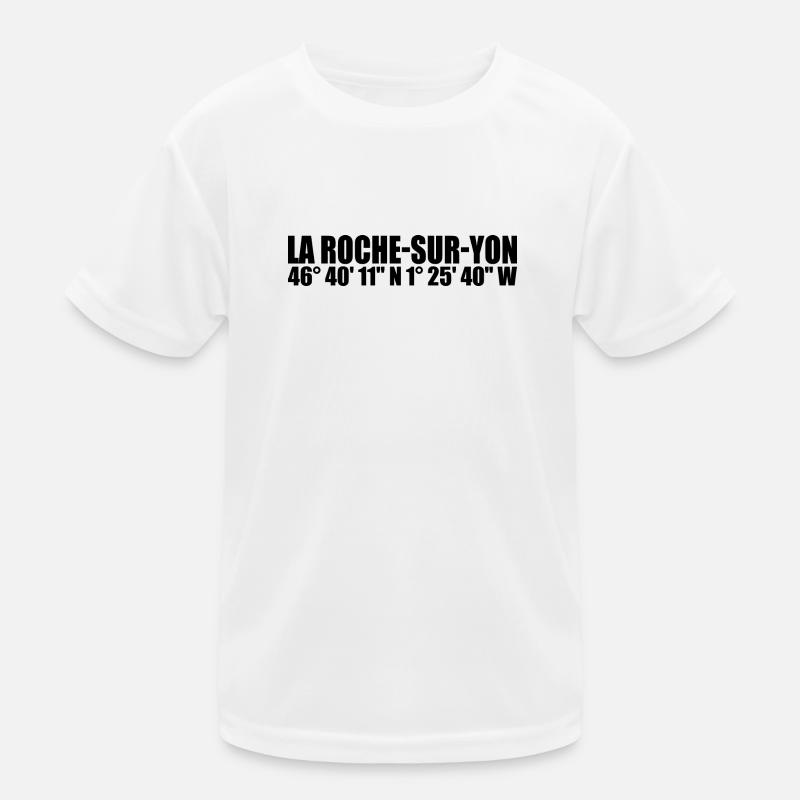 La Roche-sur-Yon coordinates Kids Functional T-Shirt