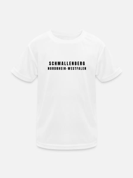 Schmallenberg, North Rhine-Westphalia - Kids Functional T-Shirt - white - Front