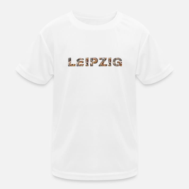 Leipzig Hund Kinder Funktions-T-Shirt
