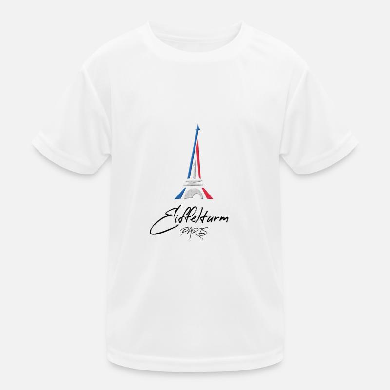 Eiffelturm Paris Kinder Funktions-T-Shirt