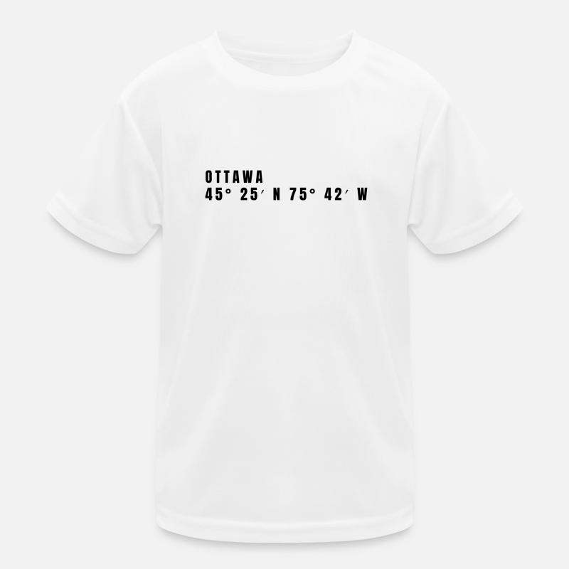 Ottawa, Canada Coordonnées T-shirt sport Enfant