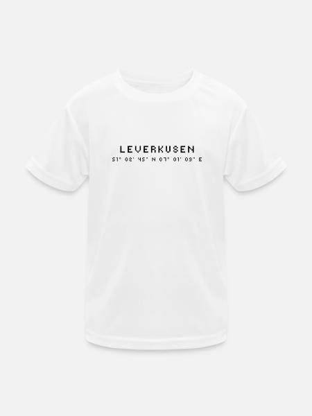 Leverkusen coordinates - Kids Functional T-Shirt - white - Front