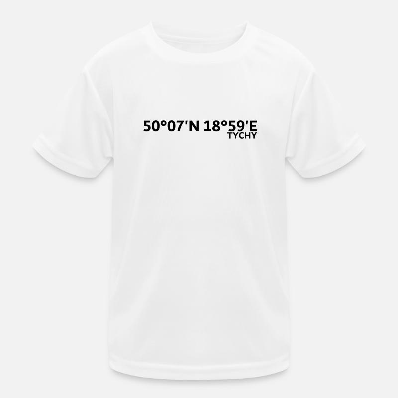 Tychy Koordinaten Kinder Funktions-T-Shirt