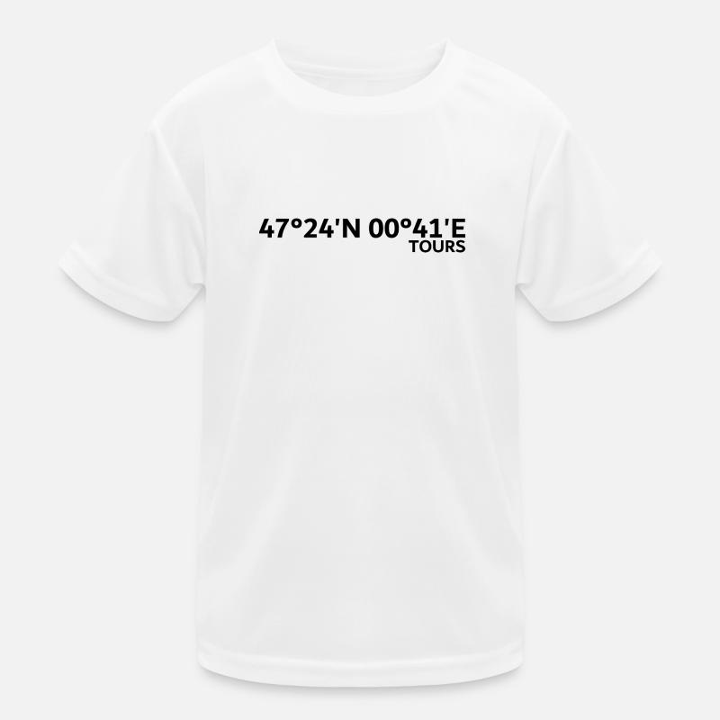 Tours Coordinates Kids Functional T-Shirt