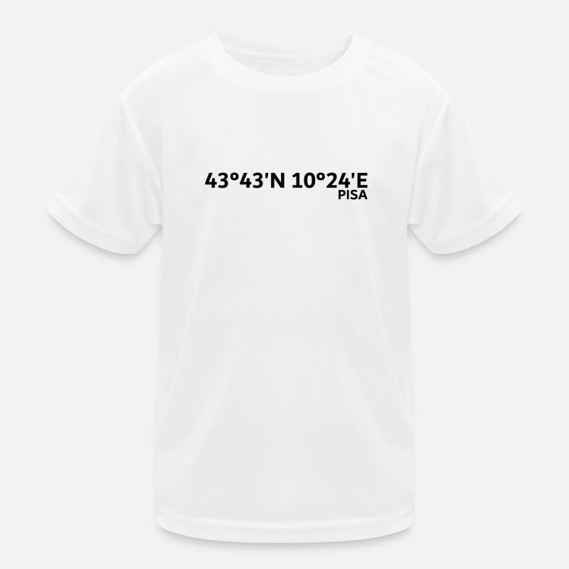 Pisa coordinates Kids Functional T-Shirt