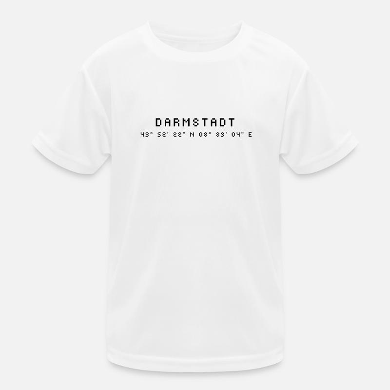 Darmstadt Coordinates Kids Functional T-Shirt