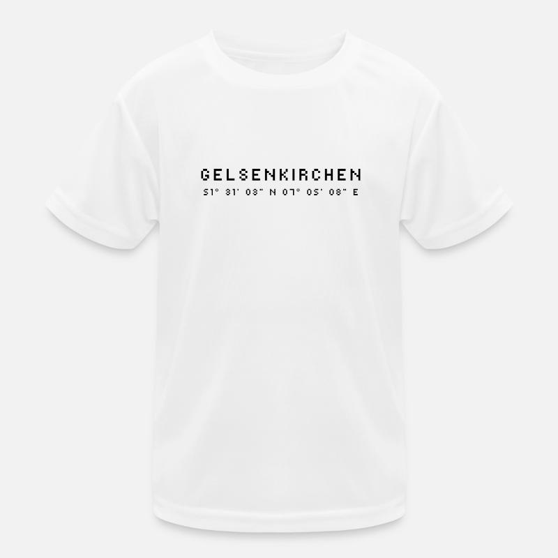 Gelsenkirchen coordinates Kids Functional T-Shirt