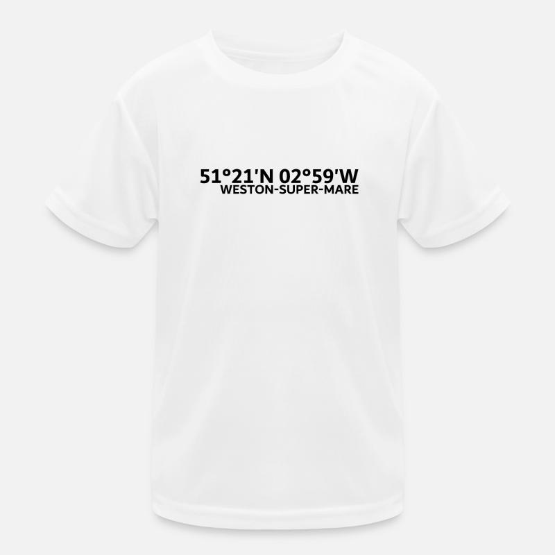 Weston-super-Mare coordinates Kids Functional T-Shirt