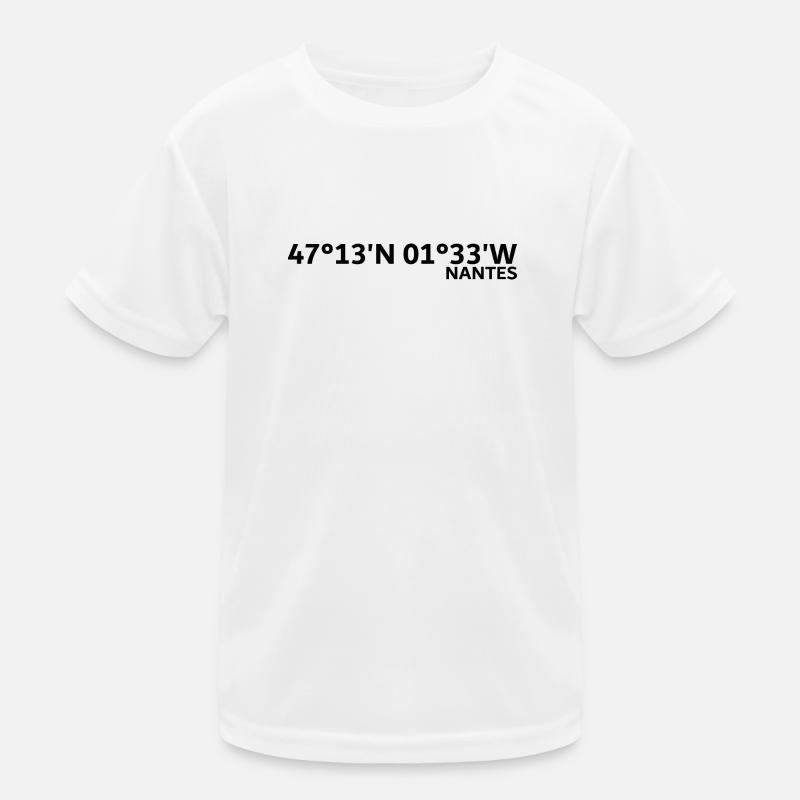 Nantes Coordinates Kids Functional T-Shirt