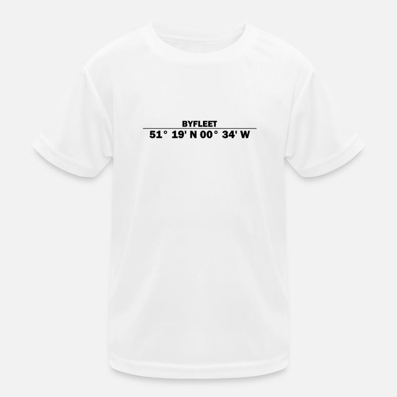 Byfleet Koordinaten Kinder Funktions-T-Shirt
