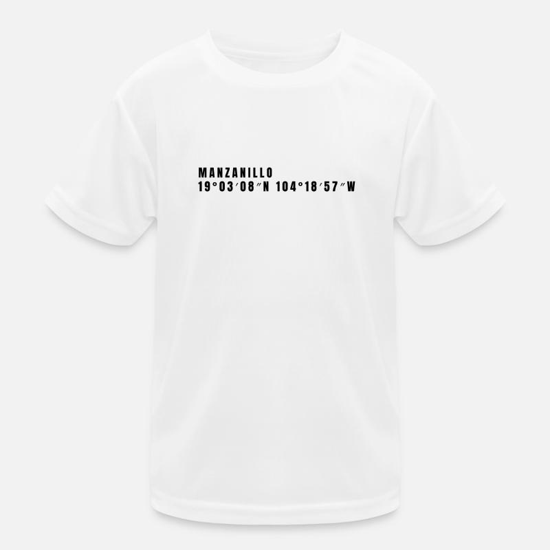 Colima, Mexique Coordonnées T-shirt sport Enfant