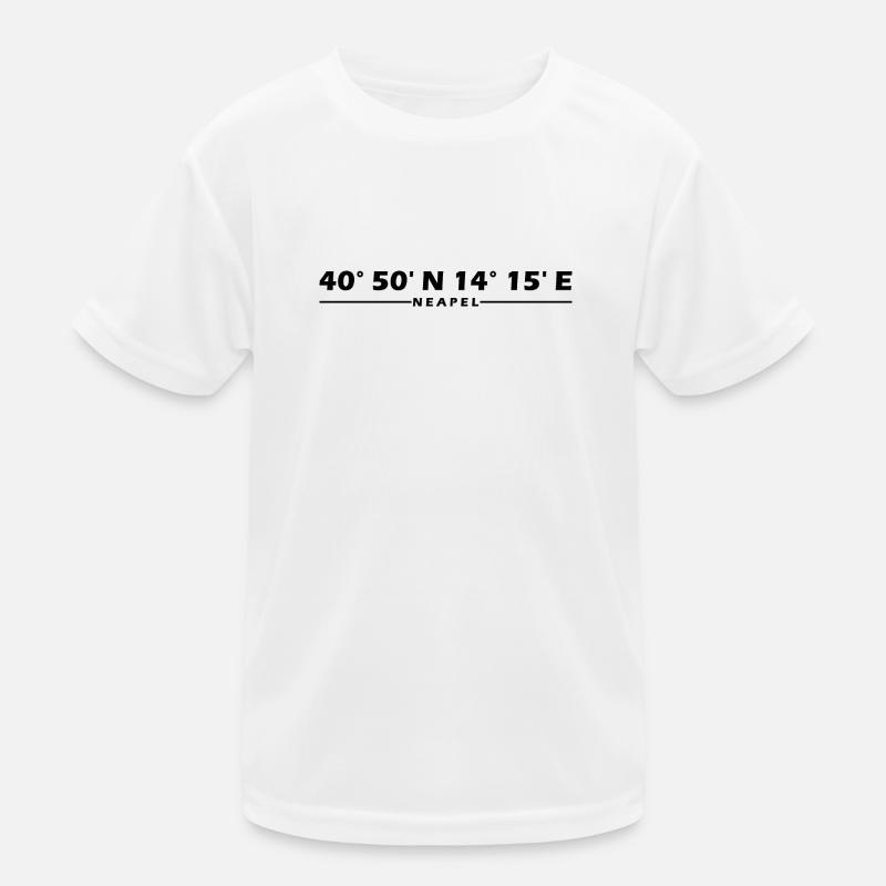 Naples Coordinates Kids Functional T-Shirt