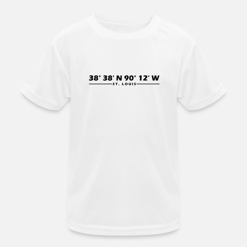 St. Louis Coordinates Kids Functional T-Shirt