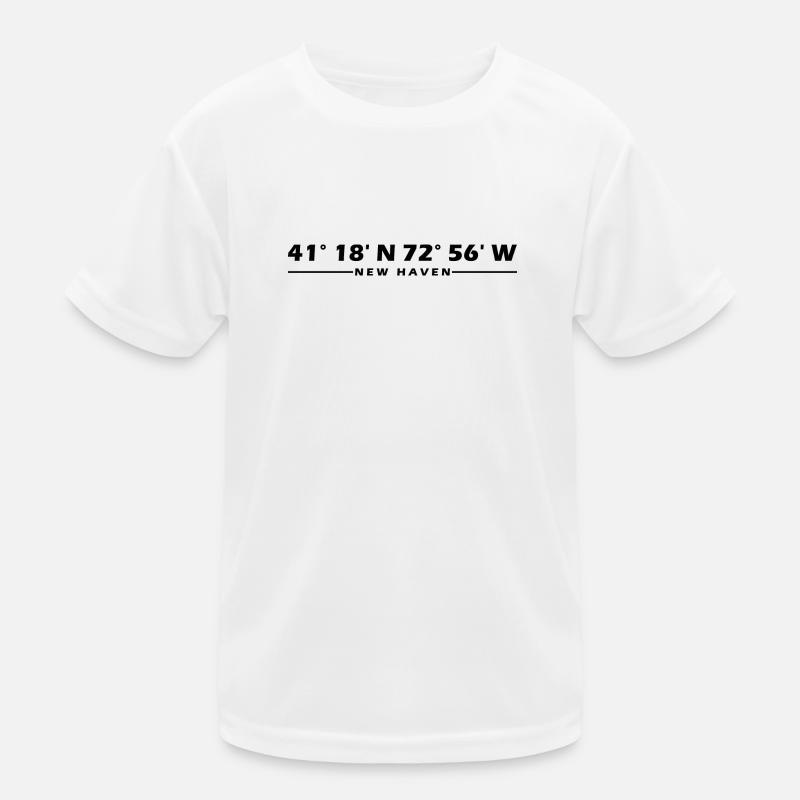 New Haven Coordinates Kids Functional T-Shirt