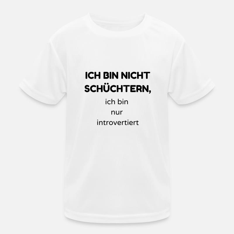 schüchtern2 Kinder Funktions-T-Shirt