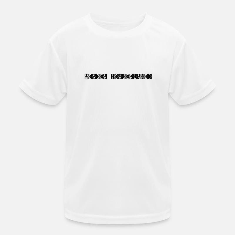 Menden (Sauerland) Flughafentafel Kinder Funktions-T-Shirt