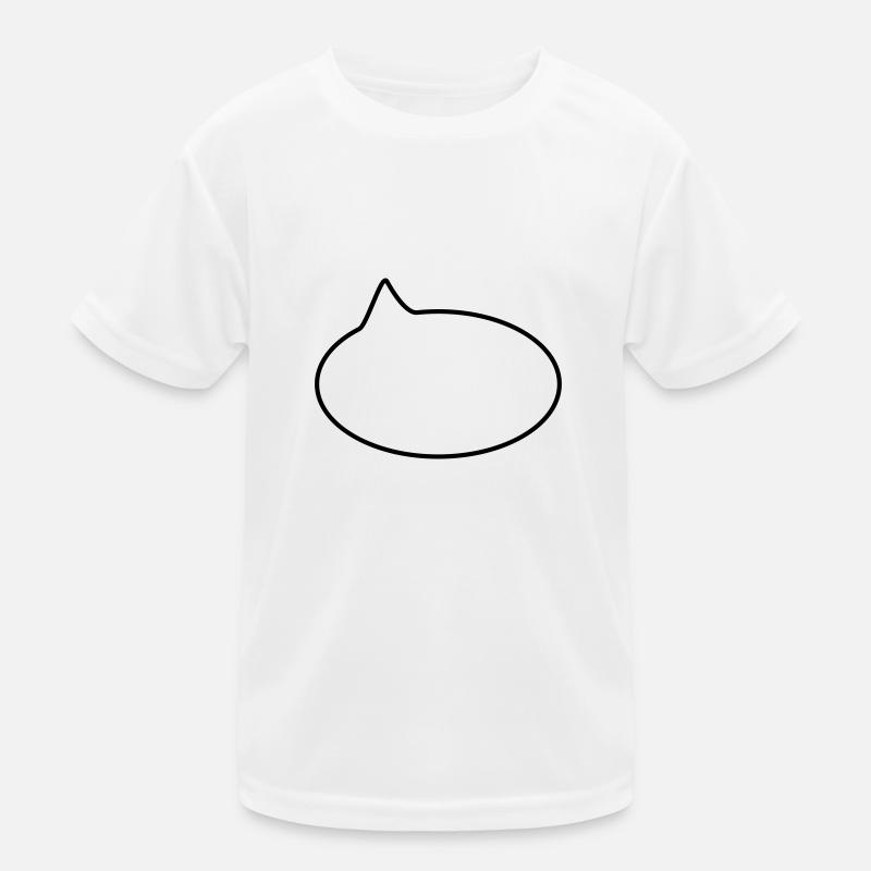 Sprechblase // Comic // Spruch machen // Aussage Kinder Funktions-T-Shirt