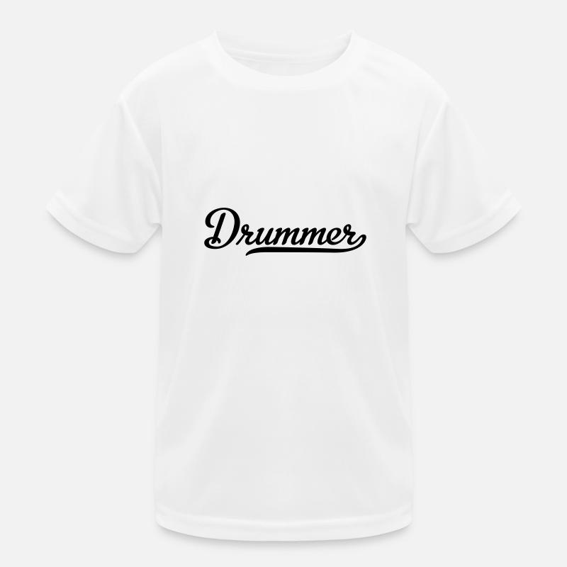 drummer Kids Functional T-Shirt