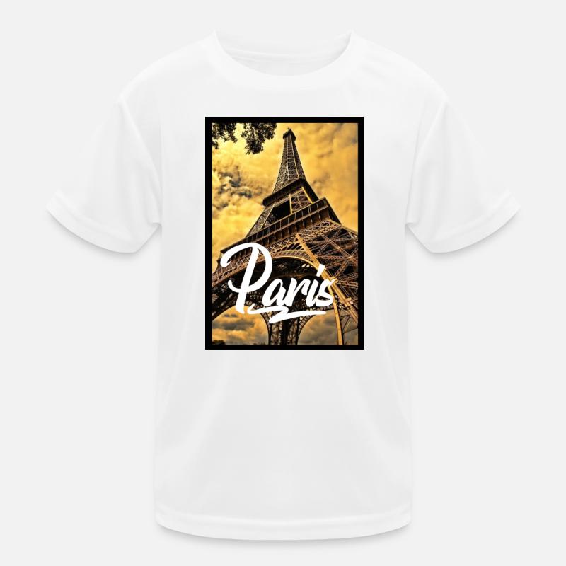 Paris Kinder Funktions-T-Shirt