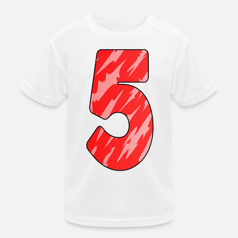 5 Kinder Funktions-T-Shirt