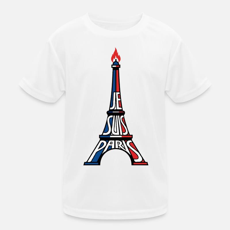 Tour Eiffel de Paris T-shirt sport Enfant