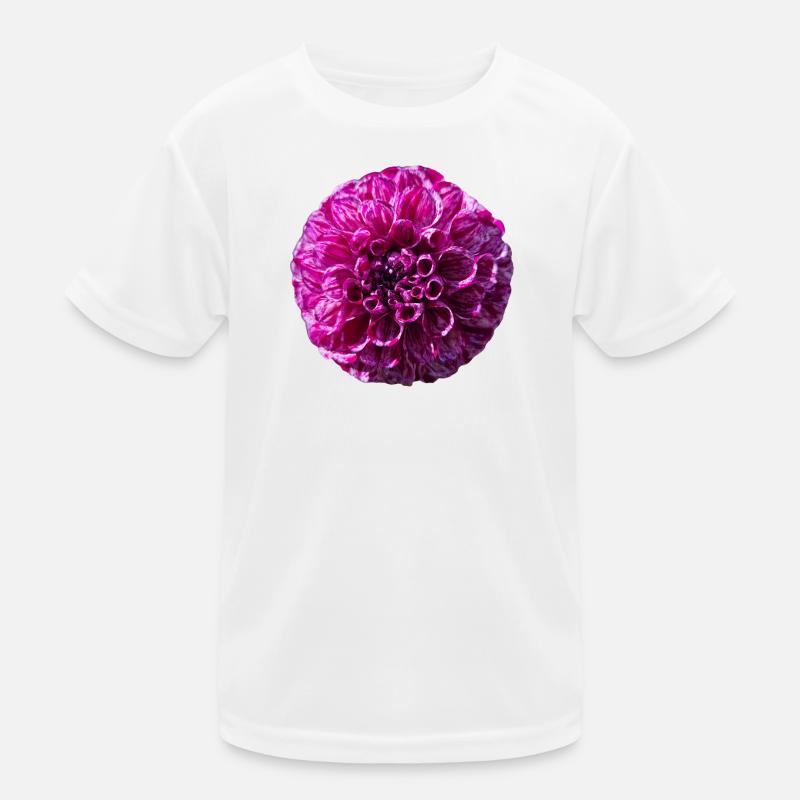 Purple Dahlia Kids Functional T-Shirt