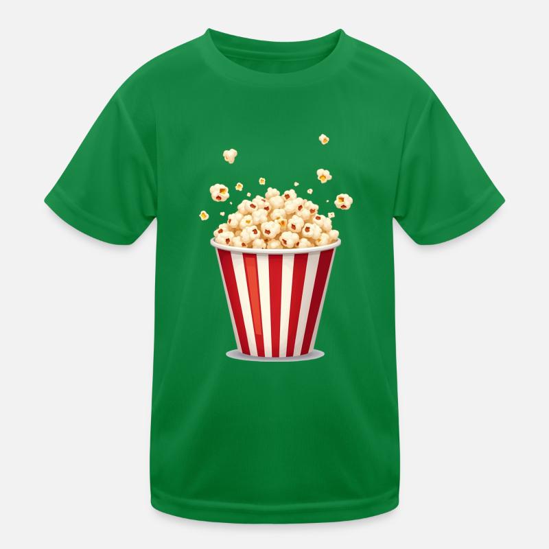 Fasching Popcorn - Lustiges Kostüm Kinder Funktions-T-Shirt