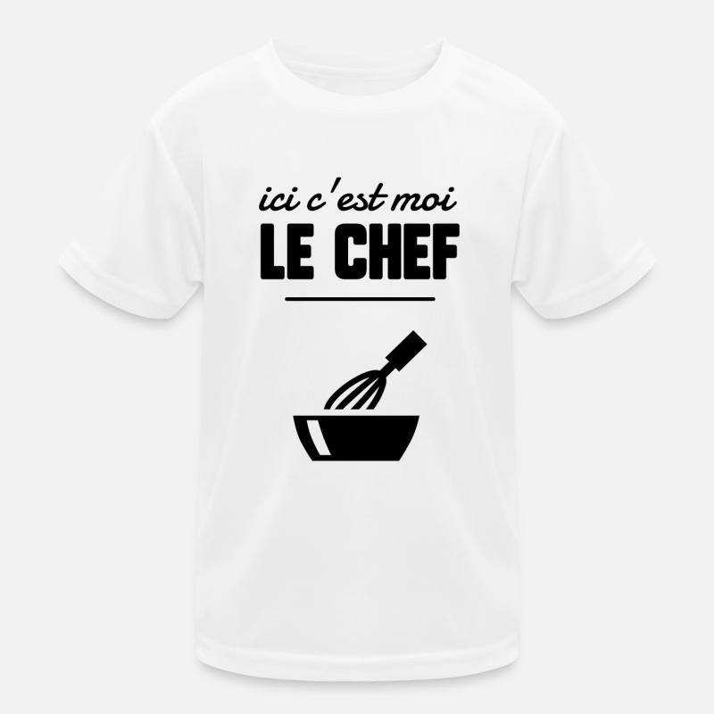 Ici c’est moi le chef T-shirt sport Enfant