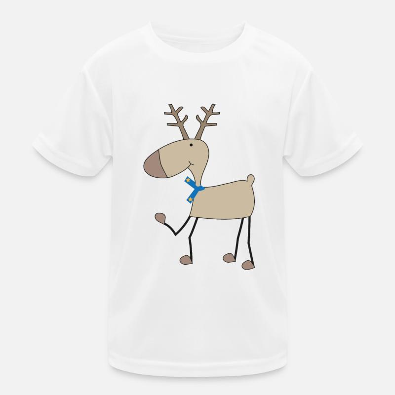 Elch Kinder Funktions-T-Shirt