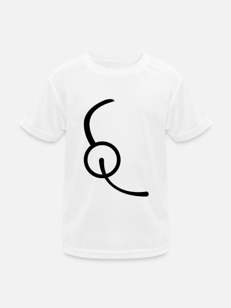 kopfhörer mikrophon kopf logo design pro gamer hea - Kinder Funktions-T-Shirt - Weiß - Vorne